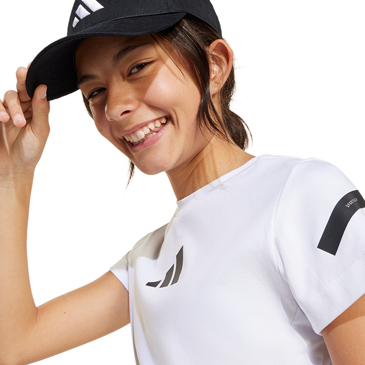 Tricou Adidas JG Z.N.E BABY T 170 Alb Femei photo 3