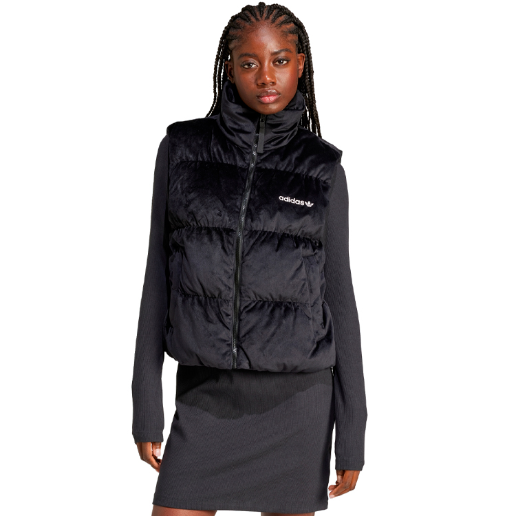 Vesta Adidas VELVET VEST XXS Negru Femei photo 4