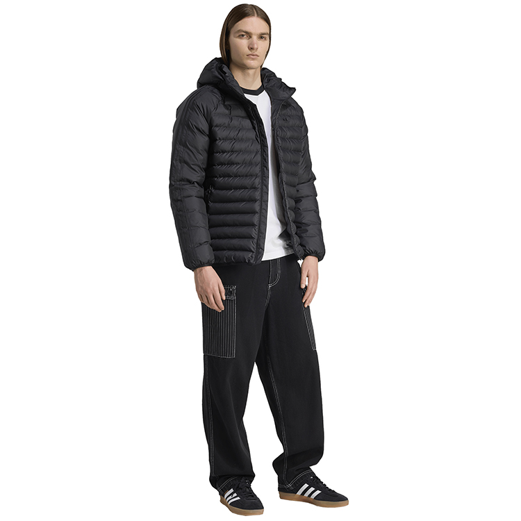 Geacă pt Barbati Adidas PAD HOODED JKT S Negru photo 5