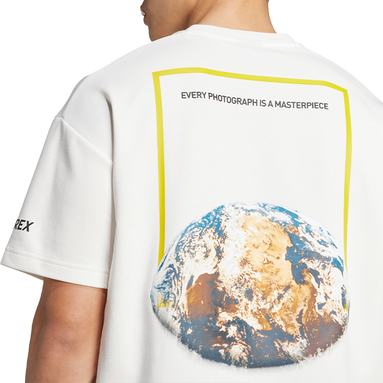 Tricou bărbătesc Adidas U NATGEO GF TEE XXL Alb photo 6