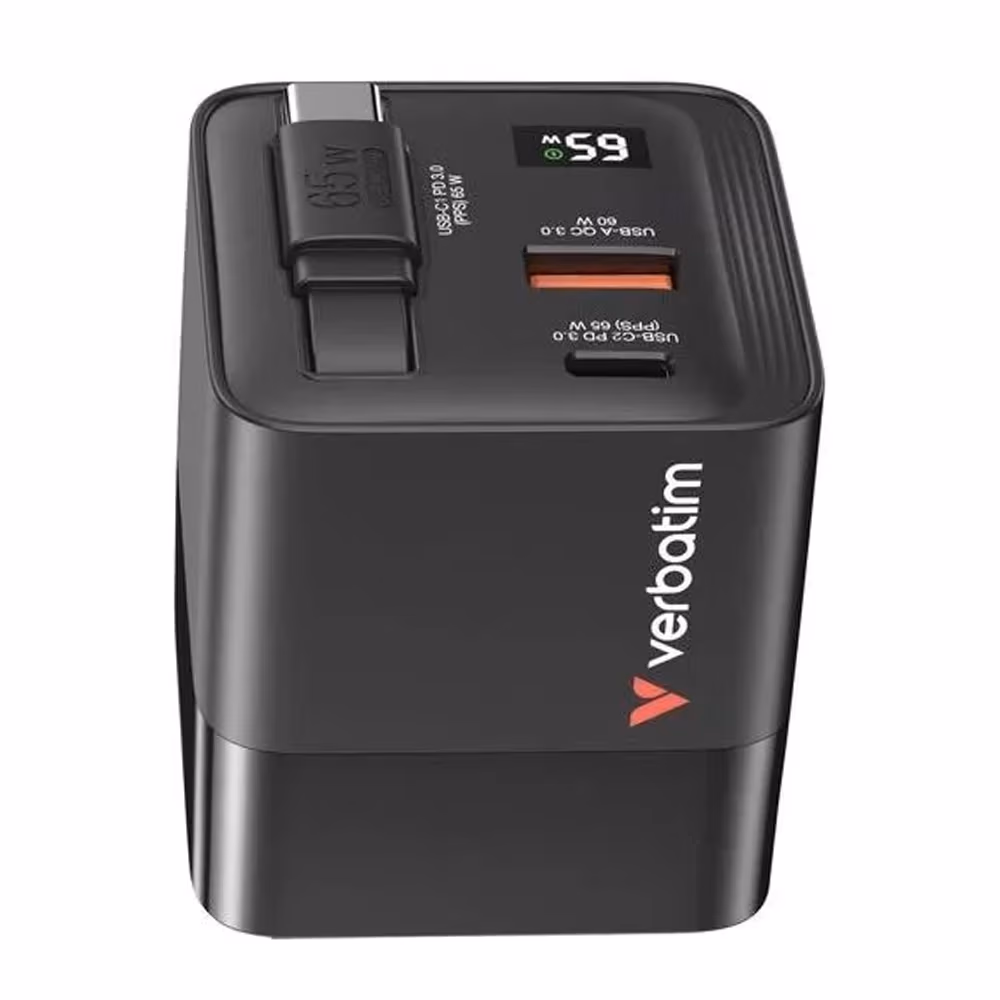 Incarcator pentru telefon mobil Verbatim Mini GaN 65W VER_32217 