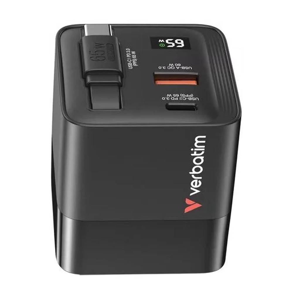 Incarcator pentru telefon mobil Verbatim Mini GaN 65W VER_32217 photo 1