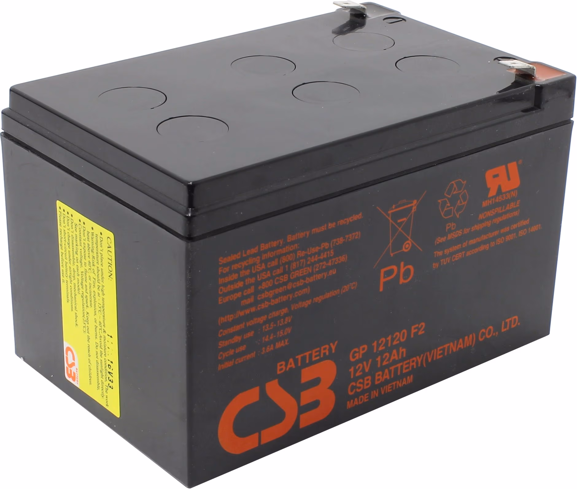Battery CSB GP 12120 12V/12AH
