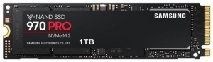 M.2 NVMe SSD 1.0TB Samsung SSD 970 PRO, Interface: PCIe3.0 x4 / NVMe1.3, M2 Type 2280 form factor, Seq. Read: 3500 MB/s, Seq. Write: 2700 MB/s, Max Random 4k: Read /Write: 500,000/500,000 IOPS, Samsung Phoenix controller, V-NAND 2-bit MLC thumbnav 1