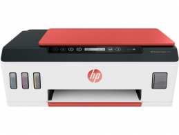 MFD CISS HP Smart Tank 519 Wireless, White/Red/Black, A4, up to 11ppm/5ppm black/color, up to 4800x1200 dpi, 1200x1200dpi, Up to 800 p/m, 800Mhz, 256 Mb, 7 segment LCD, Hi-Speed USB 2.0, Wi-Fi, Bluetooth LE, (3*GT53XL Black 135ml, 1*GT52 C/M/Y) thumbnav 1
