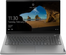 Lenovo ThinkBook 15 G2 ITL - 15.6" FHD IPS AG 250 nits (Intel Core i3-1115G4, 8GB DDR4 Soldered , 256GB SSD M.2 2242 PCIe NVMe, WiFi 11ac 2x2 + BT5.1, Intel® UHD Graphics, LAN, TB4, FPR, HD CAM, Backlit KB, 45Wh BT, Mineral Grey, DOS, 1.7kg) thumbnav 1