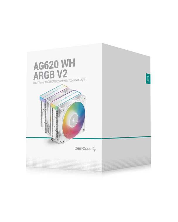 Кулер DEEPCOOL  AG620 WH ARGB V2 / Universal / 260W / 300~1850rpm, <29.4dBA / 67.88CFM / White photo 6