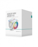 Кулер DEEPCOOL  AG620 WH ARGB V2 / Universal / 260W / 300~1850rpm, <29.4dBA / 67.88CFM / White thumbnav 6