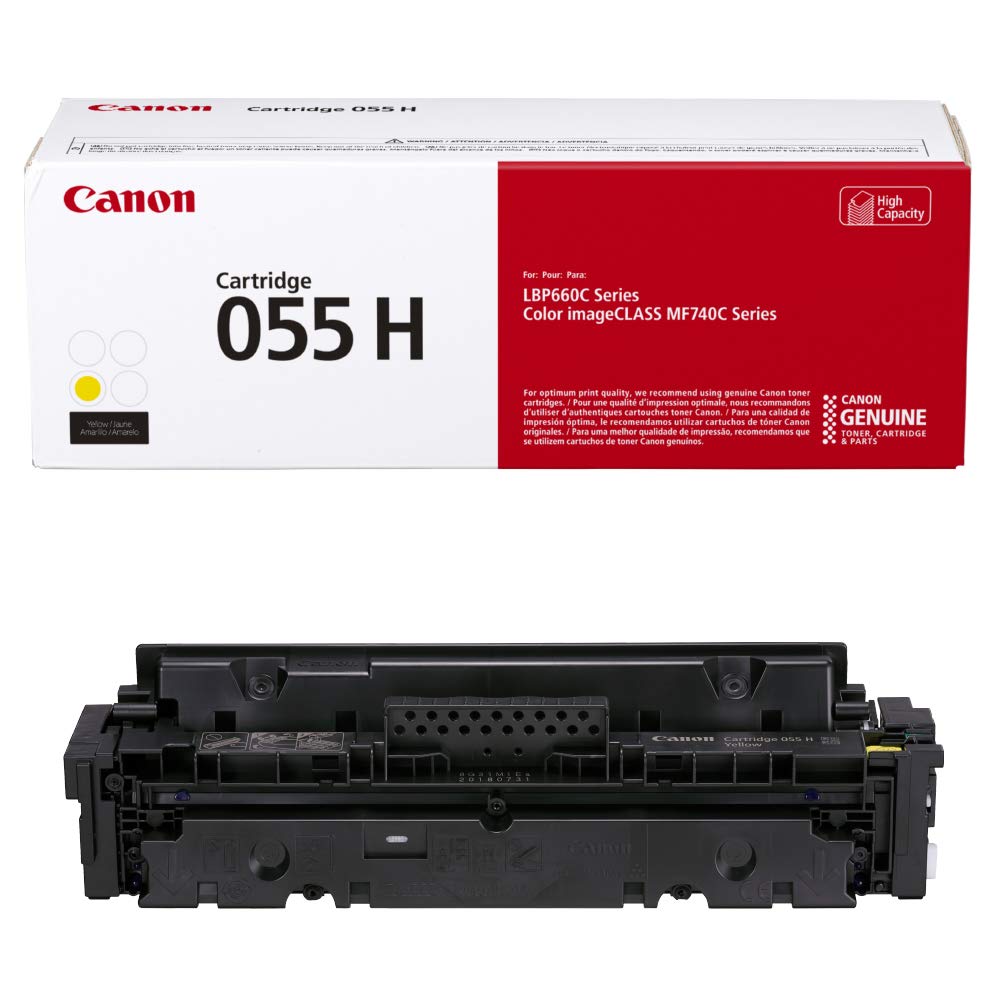 Laser Cartridge Canon 055H (3017C002), yellow (5900 pages) for MF742Cdw, MF744Cdw, MF746Cx, LBP663Cdw, LBP664Cx photo 1 Laser Cartridge Canon 055H (3017C002), yellow (5900 pages) for MF742Cdw, MF744Cdw, MF746Cx, LBP663Cdw, LBP664Cx photo 1