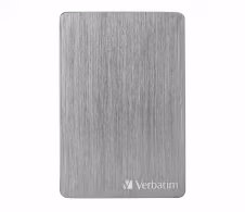 2.5” External HDD 2.0TB (USB3.2)  Verbatim Store 'n' Go ALU Slim, Space Grey, Aluminium, Sleek, Slim, Nero Backup Software, Green Button Energy Saving Software