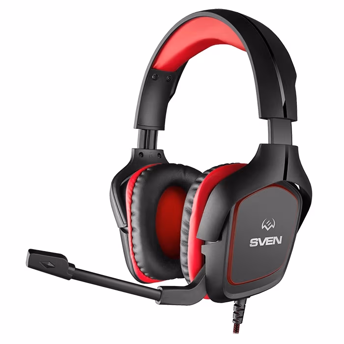 Игровые Наушники SVEN AP-G333MV, Black-Red 