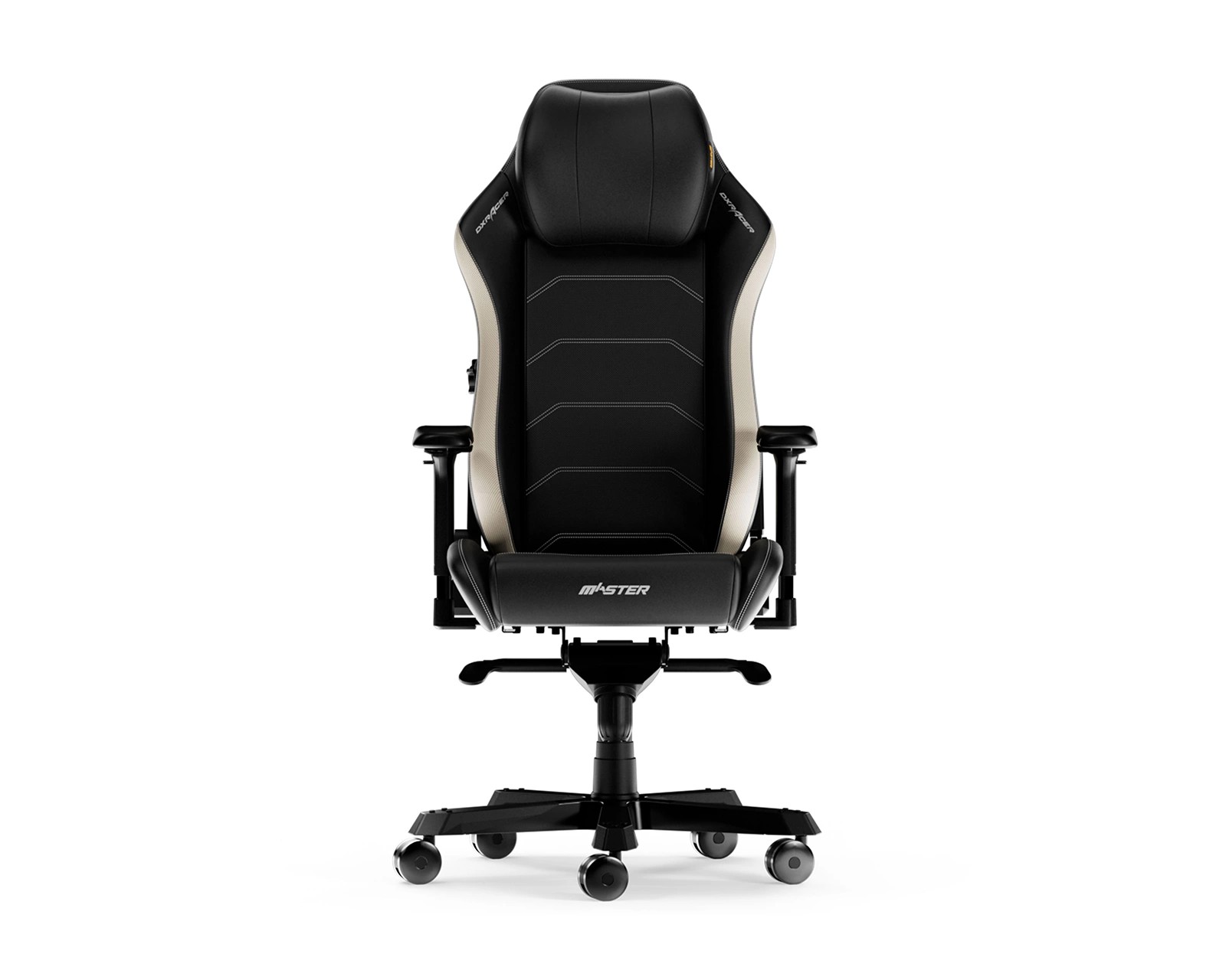 Игровое кресло DXRacer MASTER-23-L / 150kg / 180-200cm / Black/White photo 1