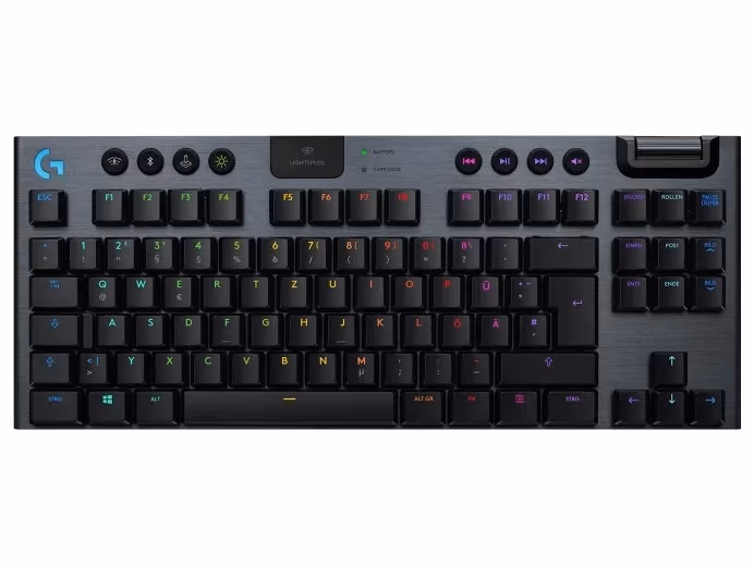 Игровая механическая клавиатура Logitech G915  TKL  / CARBON 