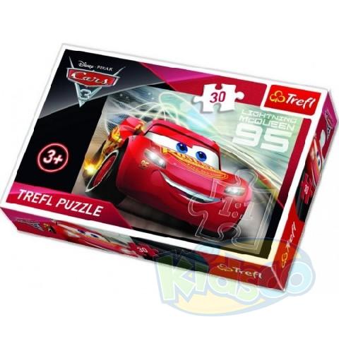 Trefl 18215 Puzzle 30 Lighting Mcqueen photo 1 Trefl 18215 Puzzle 30 Lighting Mcqueen photo 1