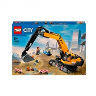 Lego City Желтый строительный экскаватор 60420 thumbnav 1