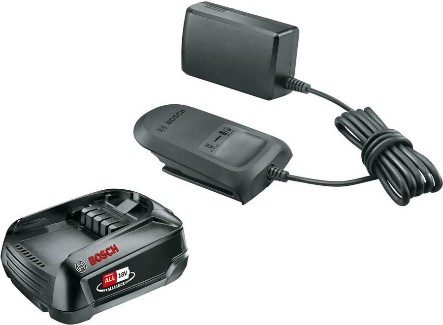 Аккумулятор + зарядное устройство Bosch PBA 18V 2.5Ah + AL 18V-20, 1600A02625