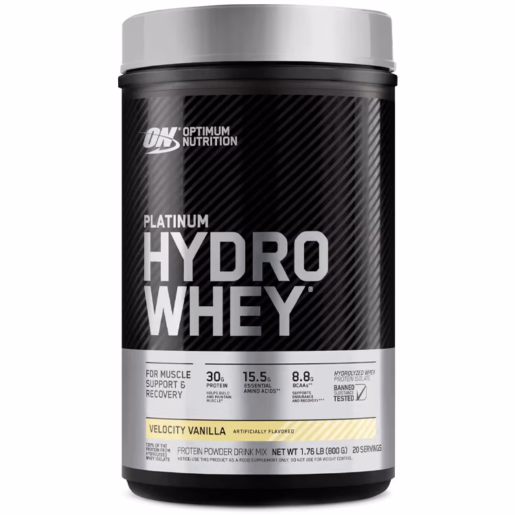 Гидролизат протеина Optimum Nutrition Platinum Hydro Whey Vanilla 1.76lb