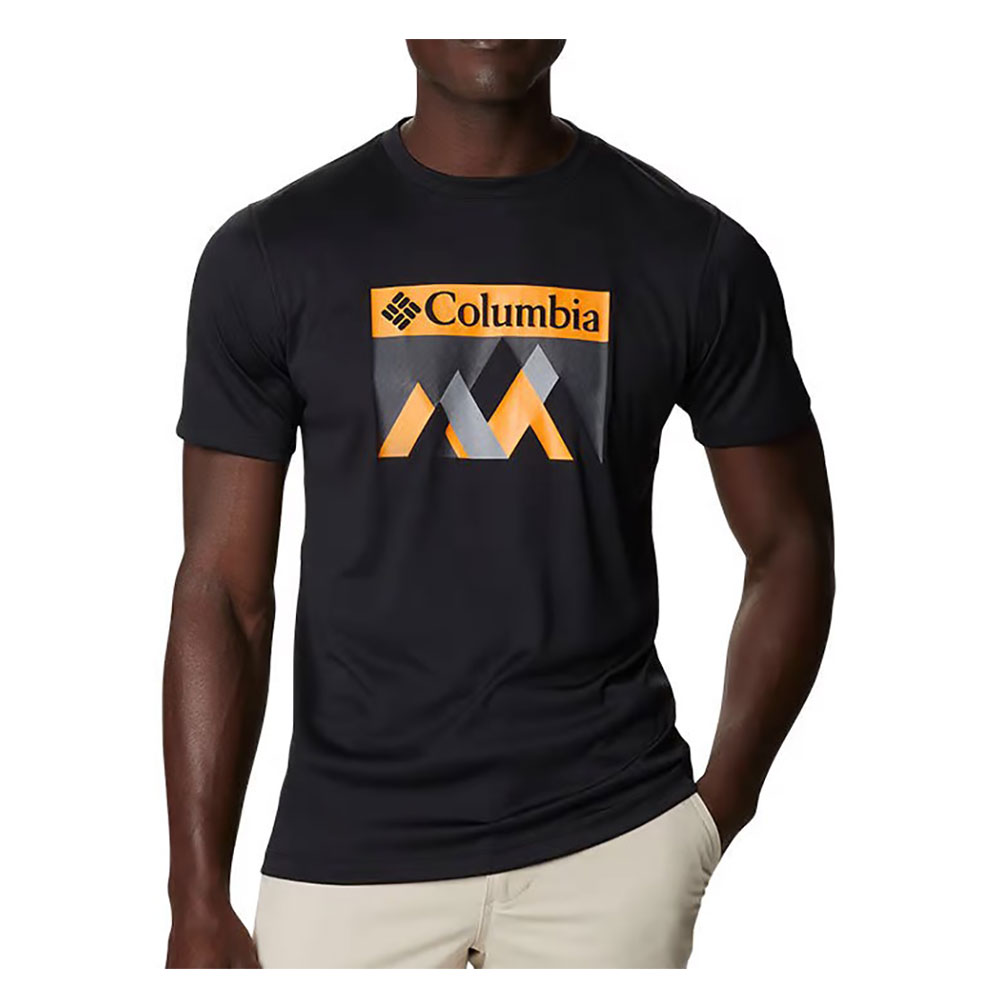 Tricou bărbătesc Columbia Zero Rules Short Sleeve Graphic Shirt S Negru photo 1