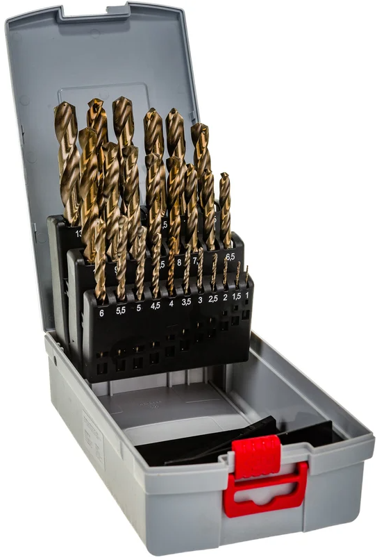 Set de burghie Bosch Pro Box HSS-Co,1.0-13.0mm, 2608587018 photo 1 Set de burghie Bosch Pro Box HSS-Co,1.0-13.0mm, 2608587018 photo 1