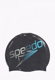Casca de inot silicon Speedo SLOGAN PRT CAP AU BLACK/GREEN