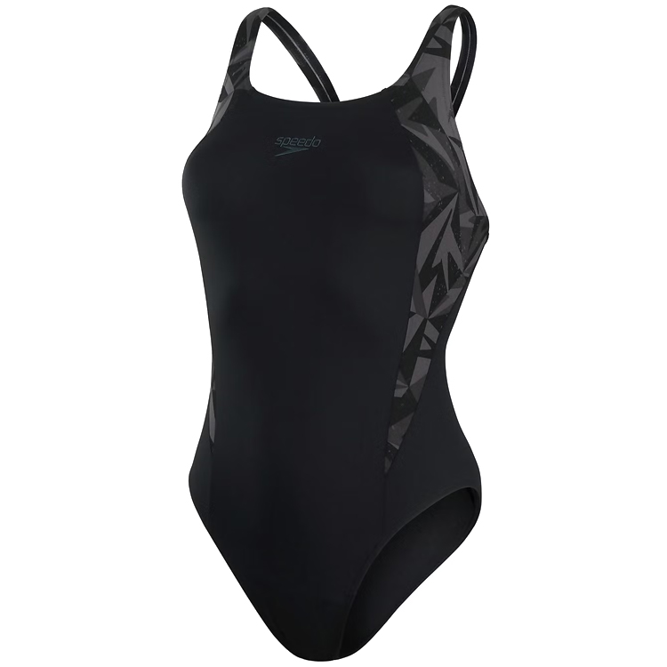 Купальник Speedo HYPERBOOM SPL MSBK AF / Женский / 32 / Чёрный/Серый photo 2