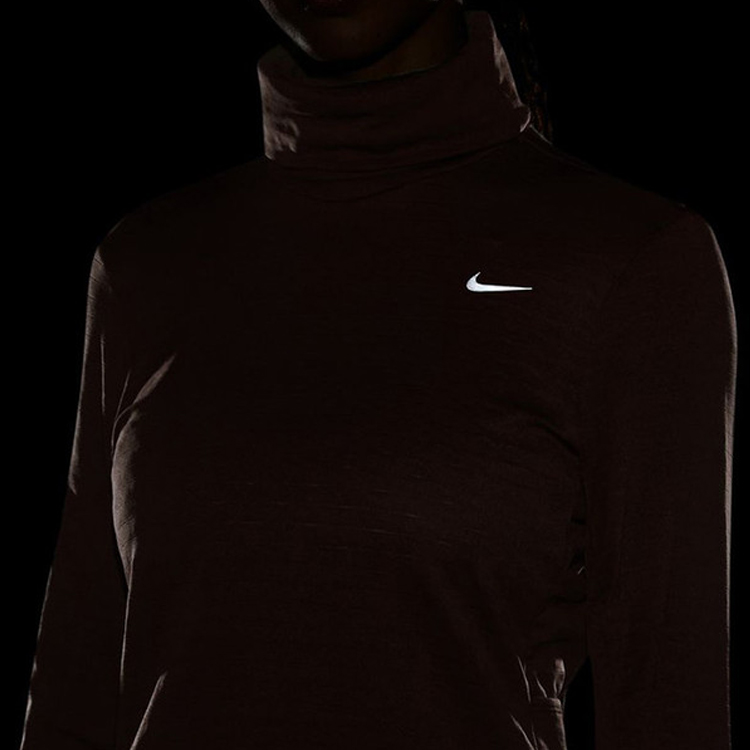 Hanorac Nike W NK SWIFT ELEMNT TF TTLNK / Femei / L / Maro photo 9