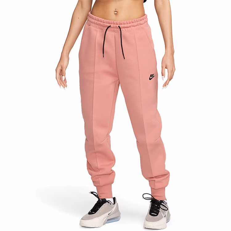 Pantaloni Nike W NSW TCH FLC MR JGGR
