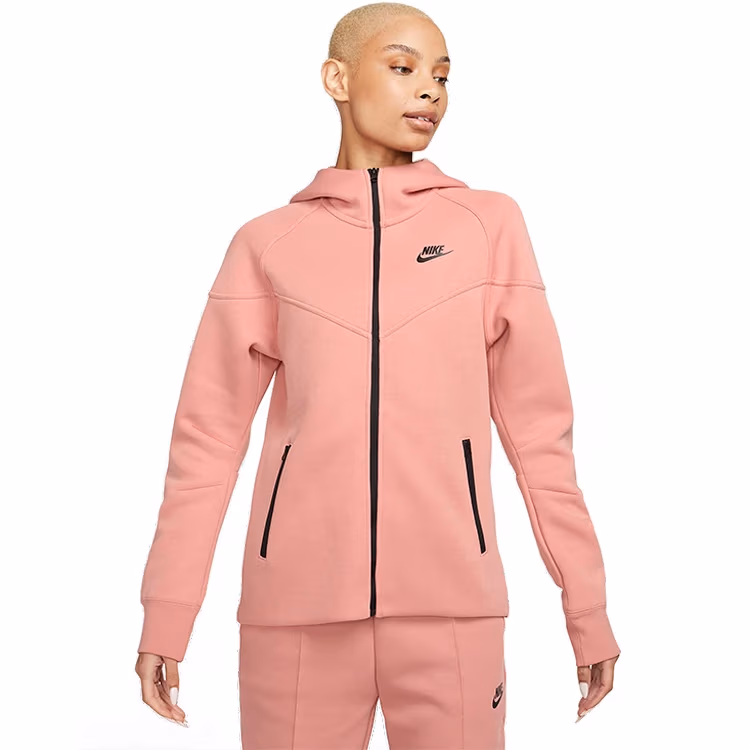 Hanorac Nike W NSW TCH FLC WR FZ HDY