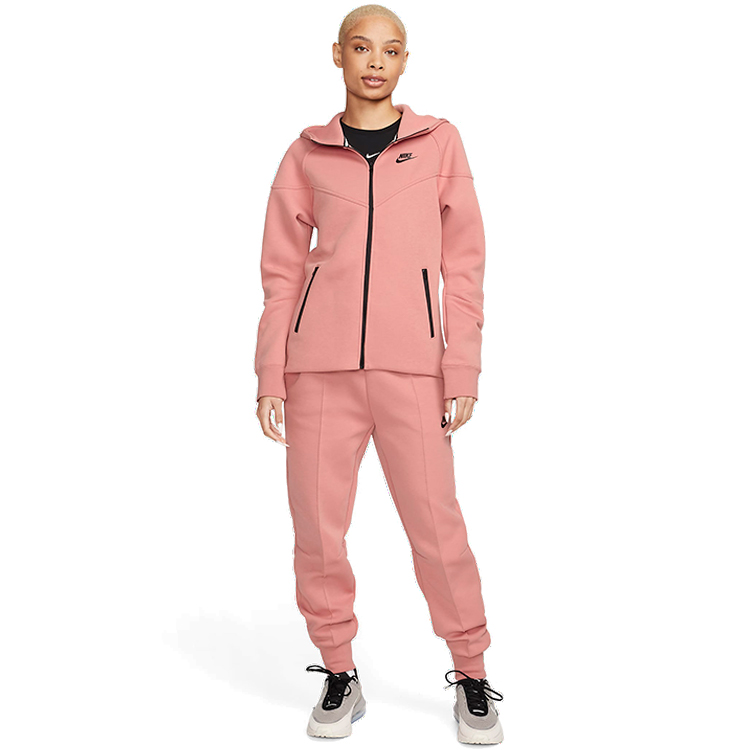 Hanorac Nike W NSW TCH FLC WR FZ HDY M Roz Femei photo 2