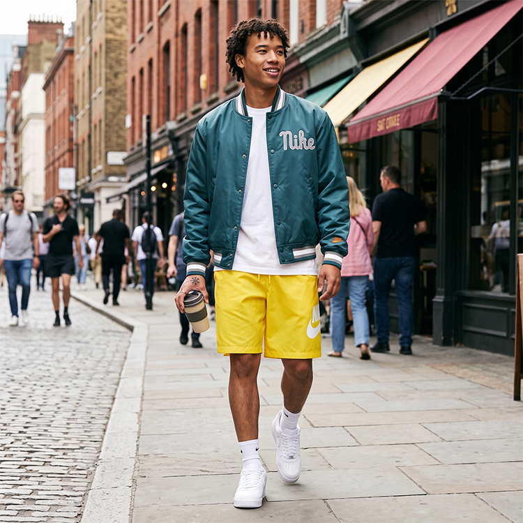 Sorti de bărbați Nike M CLUB SHORT WVN L Galben photo 6
