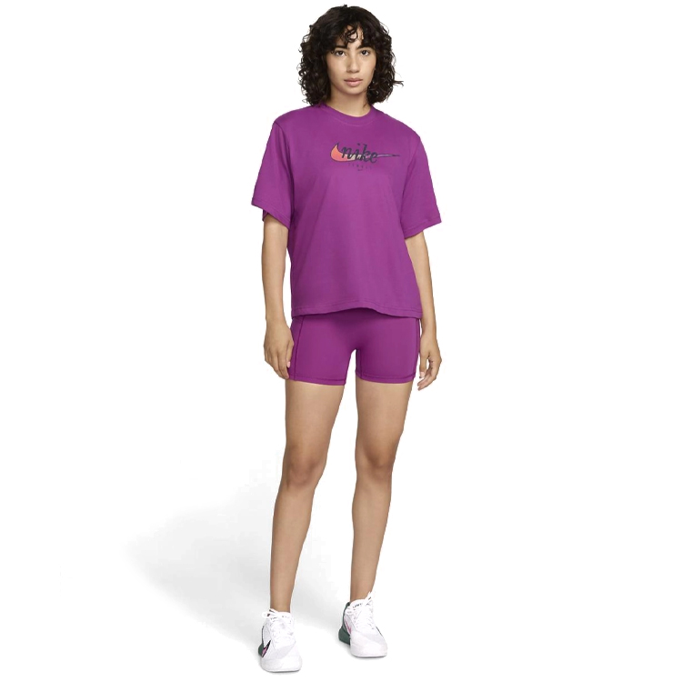 Футболка Nike W NK DF SLAM SS TEE M Фиолетовый Женский photo 2