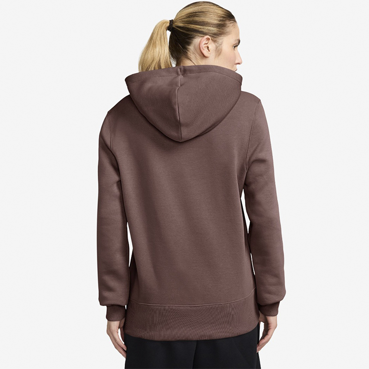 Hanorac Nike W NSW PHNX FLC STD PO LOGO HDY M Maro Femei photo 3