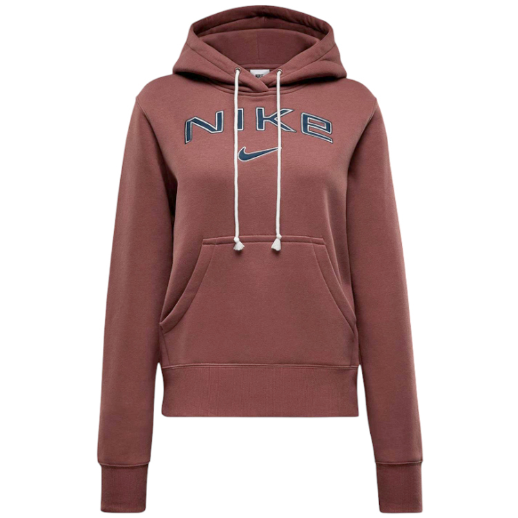 Hanorac Nike W NSW PHNX FLC STD PO LOGO HDY M Maro Femei photo 6