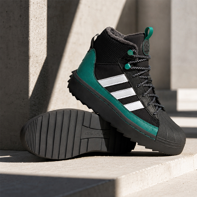 Кроссовки Adidas SUPERSTAR WINTER TREK J / Мужской / 36.5 / Черный photo 9