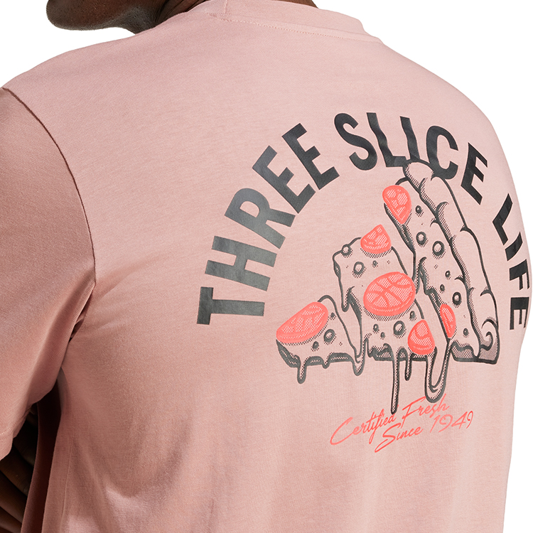 Tricou bărbătesc Adidas M L PIZZA TEE S Rosu photo 5