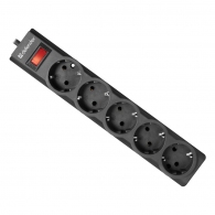 Filtru de retea  Defender Largo ES1.8m Black thumbnav 1