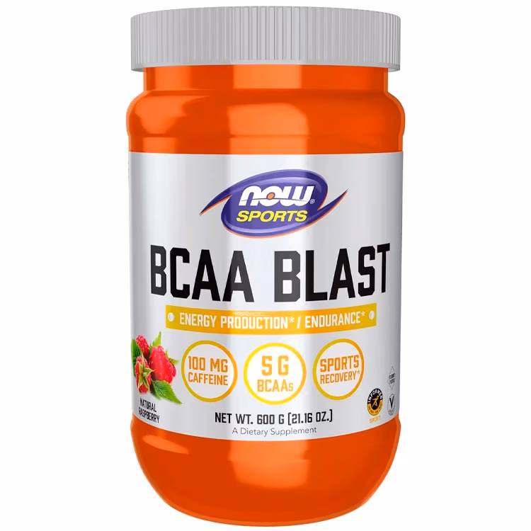Предтренировочный комплекс Now Sports BCAA Blast Powder,  Raspberry 