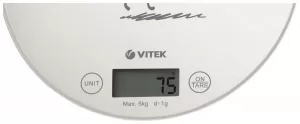 Кухонные весы Vitek  VT-8018, 5 кг, Белый