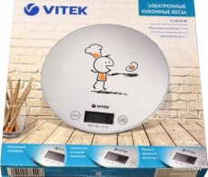 Кухонные весы Vitek  VT-8018, 5 кг, Белый thumbnav 3