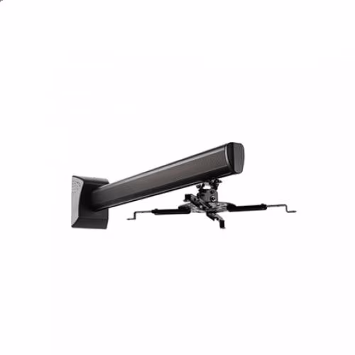 Sunne PRO07B Wall Projector Bracket, Wall to Projector 135-1000mm, Tilt -15°~+15°, Swivel 360°, max 10kg, universal mounting pattern, Black 