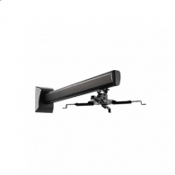Sunne PRO07B Wall Projector Bracket, Wall to Projector 135-1000mm, Tilt -15°~+15°, Swivel 360°, max 10kg, universal mounting pattern, Black thumbnav 1