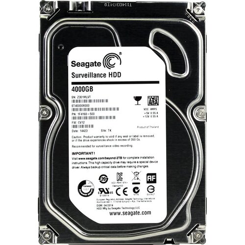 3.5" HDD 4.0TB Seagate ST4000VX000 Surveillance® SV35, 5900rpm, 64MB, SATAIII, FR photo 1