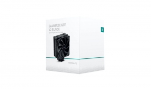 DEEPCOOL Cooler "GAMMAXX GTE V2 BLACK", Socket LGA1700(adapter needed)//1200/1151/1150/1155 & AM4, 1x fans: 120x120x25mm, 500~1650 RPM±10%, <27.8 dB(A), Heatpipe 6mm x4 pcs, 64.5 CFM, 4-pin PWM, Hydro Bearing thumbnav 4