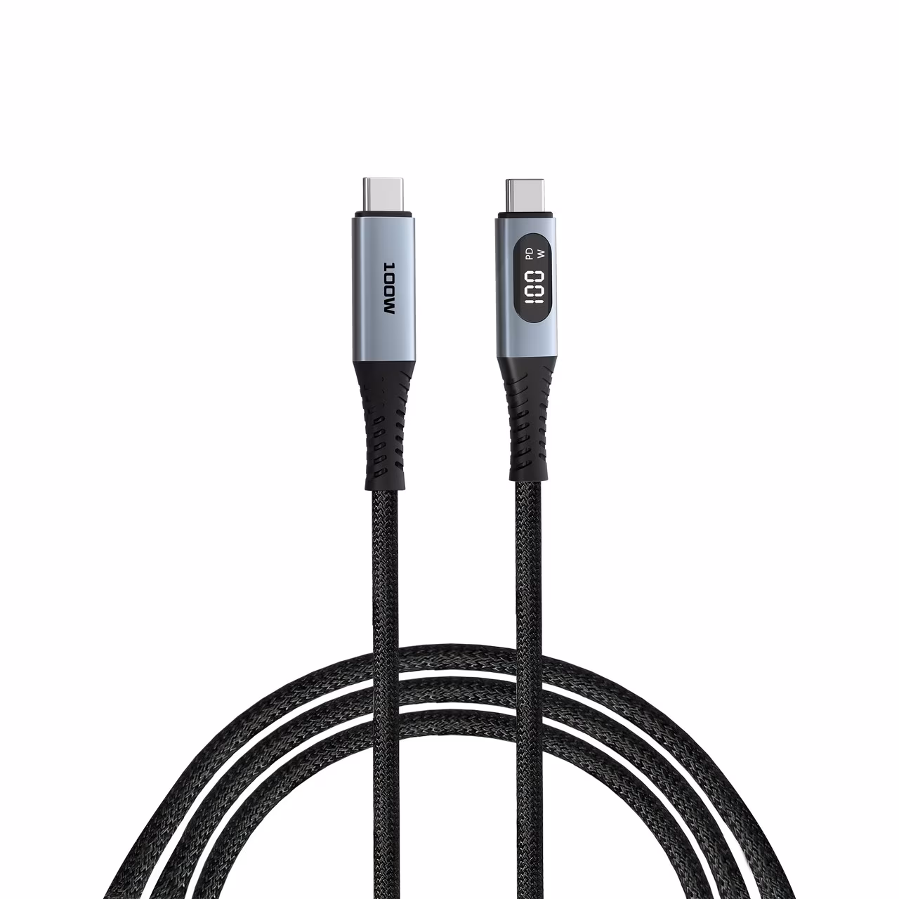 Cablu cu Display al puterii USB-C to USB-C Verbatim Sync & Charge 100W / 1.2 m
