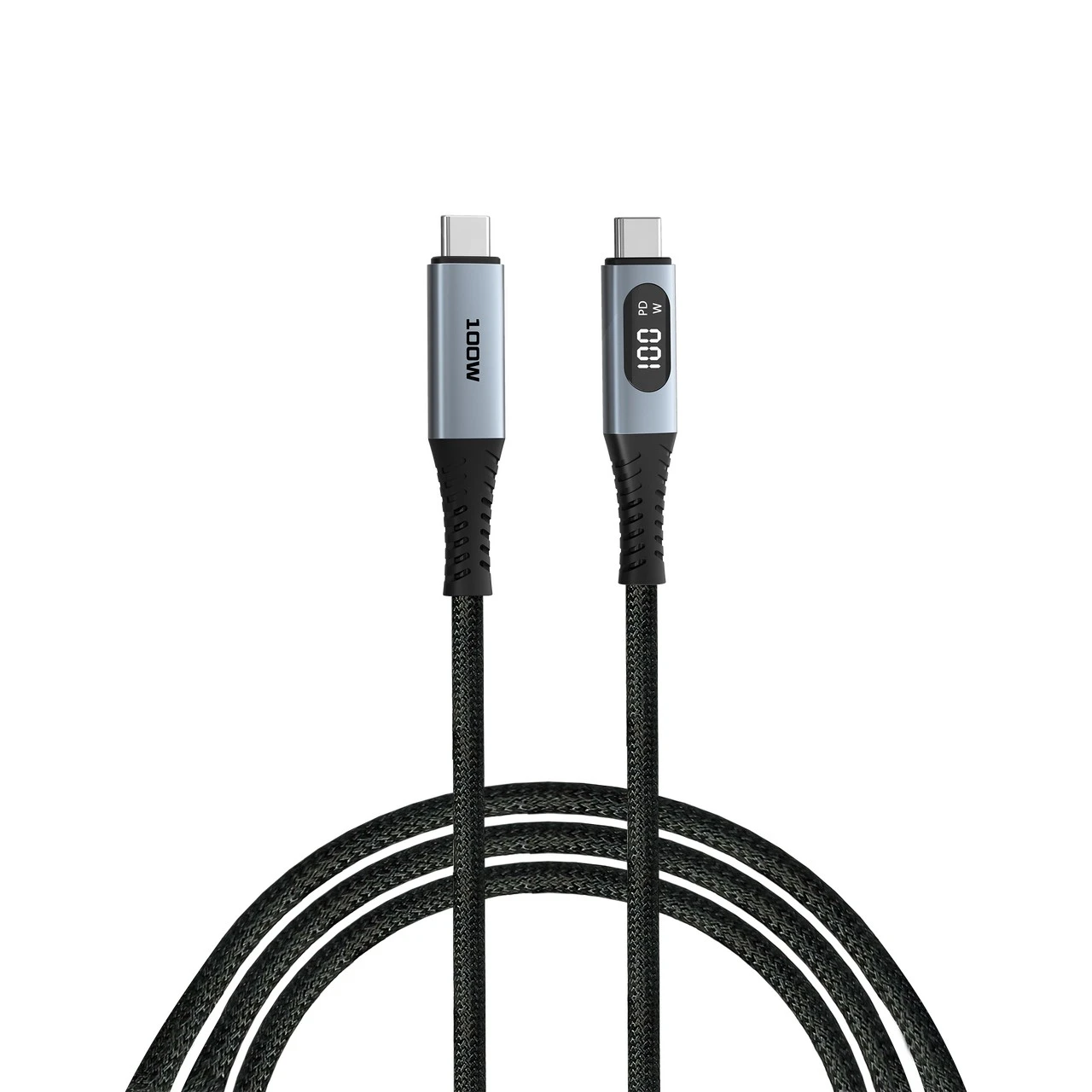 Cablu cu Display al puterii USB-C to USB-C Verbatim Sync & Charge 100W / 1.2 m