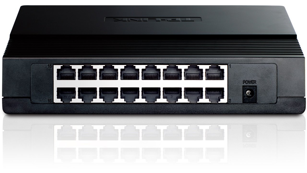 TP-LINK TL-SF1016D  16-port Desktop Switch, 16 10/100M RJ45 ports, Plastic case photo 3