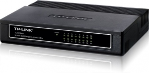 TP-LINK TL-SF1016D  16-port Desktop Switch, 16 10/100M RJ45 ports, Plastic case thumbnav 1