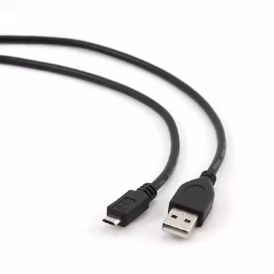 Cable microUSB2.0  1m - CCP-mUSB2-AMBM-1M, 1.0 m, Professional series, USB 2.0 A-plug to Micro B-plug, Black 
