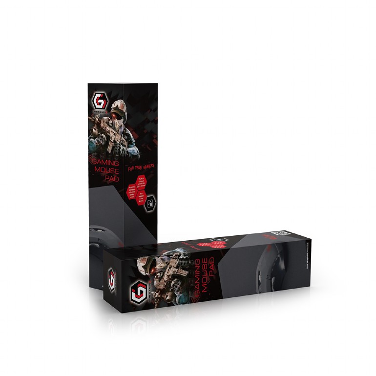 Gembird Mouse pad MP-GAME-XL, Gaming, Dimensions: 350 x 900 x 3 mm, Material: natural rubber foam + fabric, Black photo 1