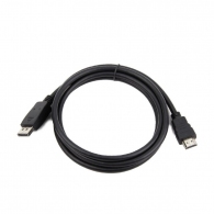 Cable DP-HDMI  - 1m - Cablexpert CC-DP-HDMI-1M, 1m, DP (male) cable - HDMI type A (male), from DisplayPort to HDMI (cable is not bi-directional), Black thumbnav 3
